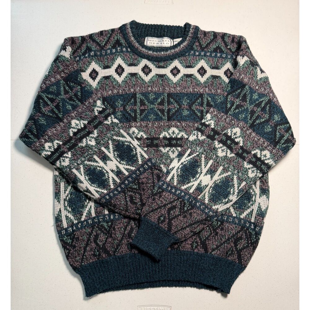 Michael Gerald vintage printed sweater